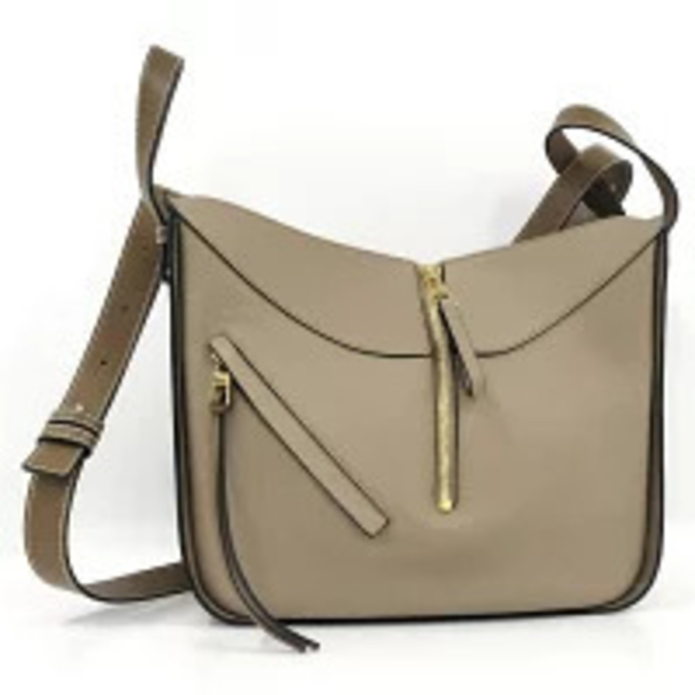 Loewe Hammock Shoulder Bag Leather Beige Cream